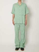 CREPE OPEN COLLAR SHIRTS - TAAKK