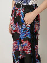 CUT JACQUARD PANTS - TAAKK