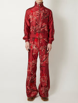 CUT JACQUARD PANTS - TAAKK