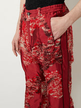 CUT JACQUARD PANTS - TAAKK