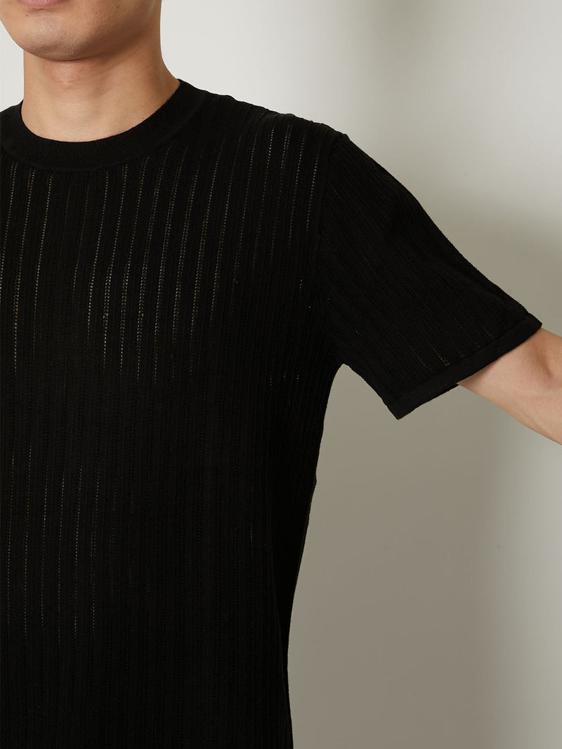 BASIC KNIT T-SHIRT