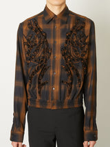 EMBROIDERED BLOUSON SHIRT - TAAKK