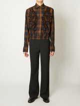 EMBROIDERED BLOUSON SHIRT - TAAKK