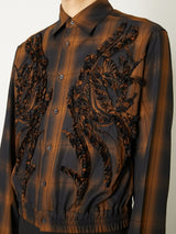 EMBROIDERED BLOUSON SHIRT - TAAKK