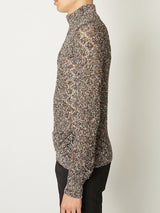 MULTI-COLORED HALF-ZIP KNIT - TAAKK