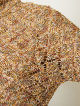 MULTI-COLORED HALF-ZIP KNIT - TAAKK