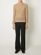 MULTI-COLORED HALF-ZIP KNIT - TAAKK