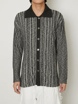 RIB KNIT CARDIGAN - TAAKK