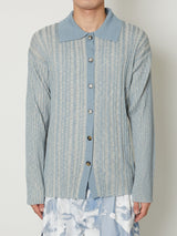 RIB KNIT CARDIGAN - TAAKK
