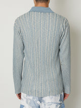 RIB KNIT CARDIGAN - TAAKK