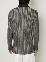 RIB KNIT CARDIGAN - TAAKK