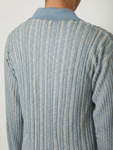 RIB KNIT CARDIGAN - TAAKK