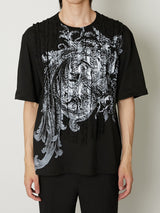 RUFFLE PRINT T-SHIRTS - TAAKK