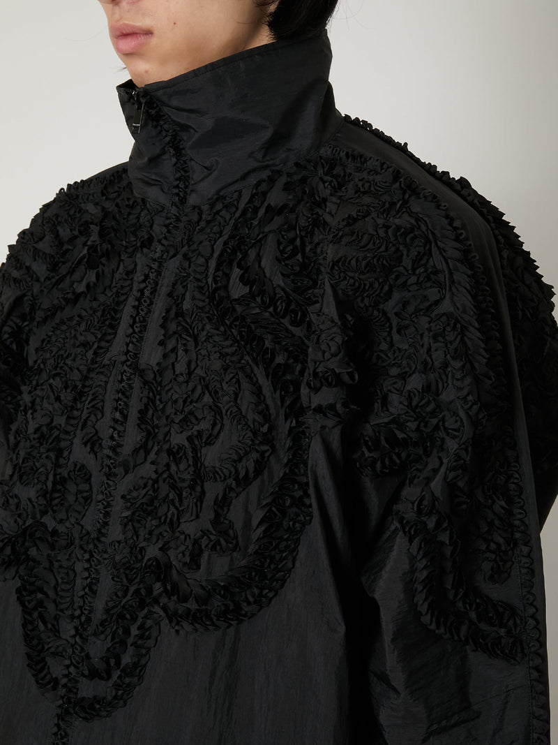 中古 スクリューダウン BLACK BORDER フルプロテクト付き 5個セット SCULPTURAL EMBROIDERY TRACK BLOUSON – TAAKK