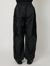 SCULPTURAL EMBROIDERY TRACK PANTS - TAAKK