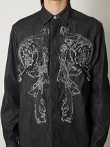 SCULPTURE DENIM SHIRTS - TAAKK
