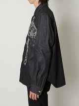 SCULPTURE DENIM SHIRTS - TAAKK