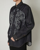 SCULPTURE DENIM SHIRTS - TAAKK