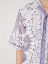 SHEER BANDANA SHORT SLEEVE SHIRT - TAAKK