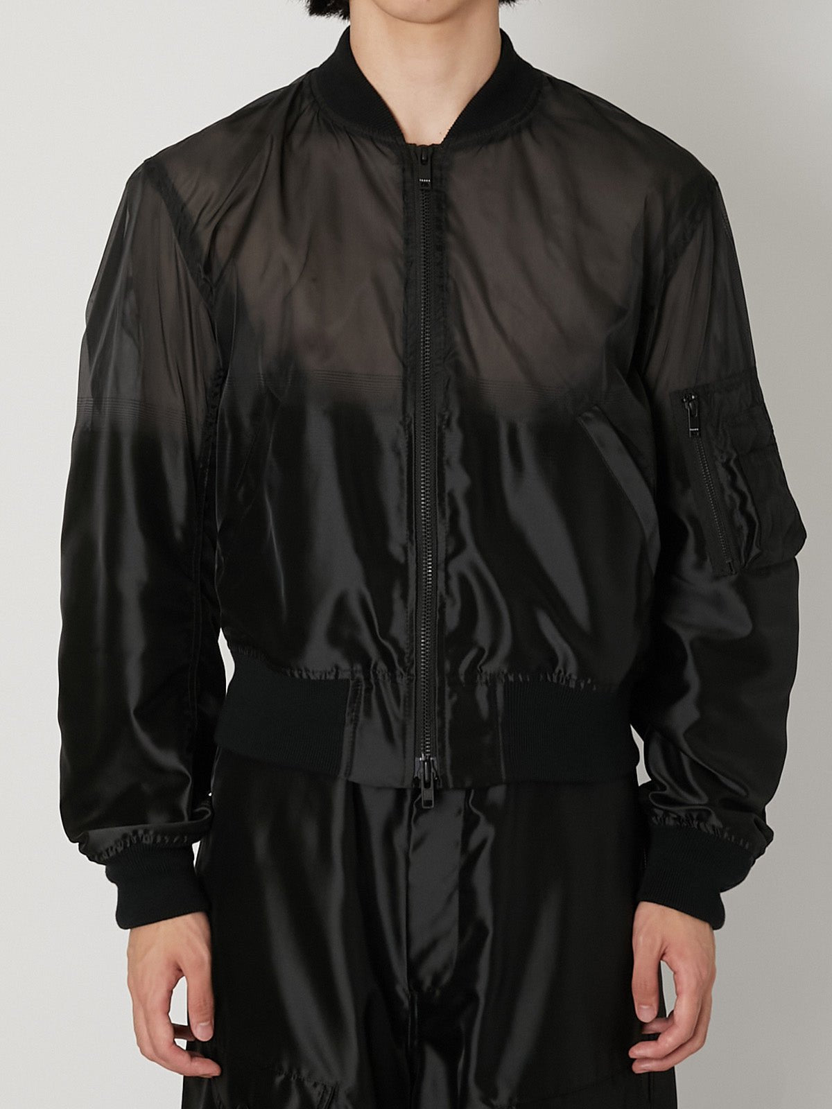 SHEER GRADATION MA-1 BLOUSON – TAAKK