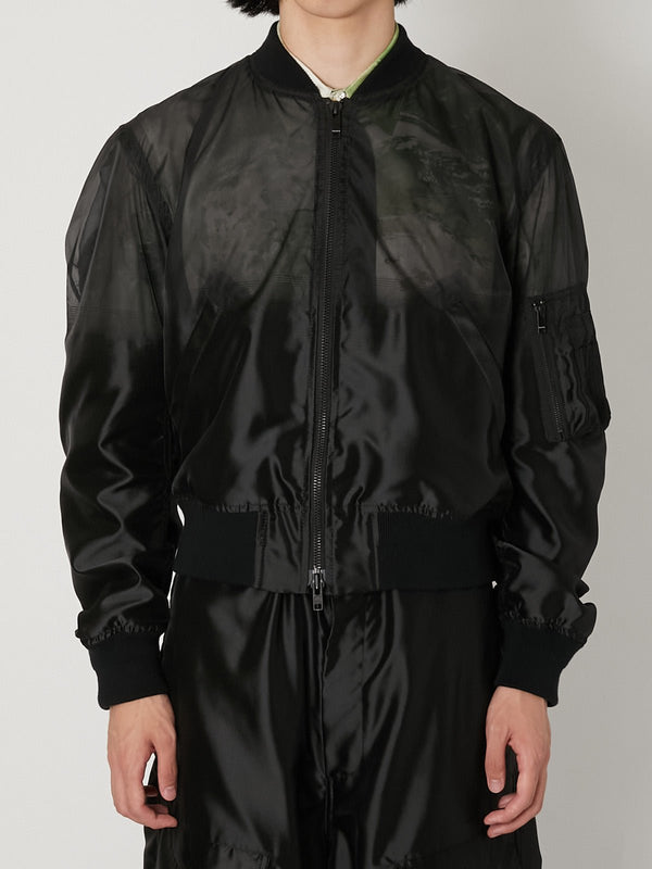 SHEER GRADATION MA-1 BLOUSON – TAAKK