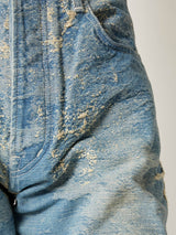 TAAKK DENIM STRAIGHT INDIGO BLEACH0 /13.5 oz - TAAKK