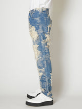 TAAKK DENIM STRAIGHT SUPER DESTROY　13.5 OZ. - TAAKK