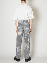 TAAKK DENIM STRAIGHT SUPER DESTROY　13.5 OZ. - TAAKK