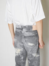TAAKK DENIM STRAIGHT SUPER DESTROY　13.5 OZ. - TAAKK