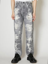 TAAKK DENIM STRAIGHT SUPER DESTROY　13.5 OZ. - TAAKK
