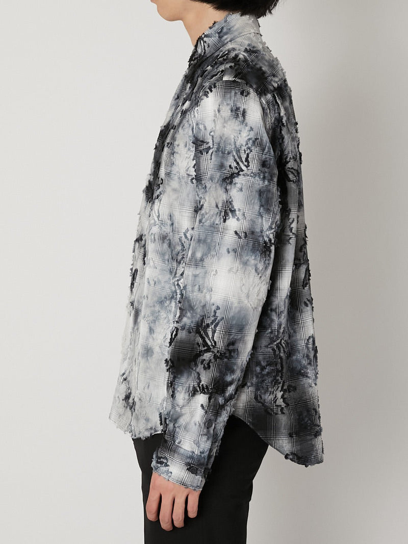 TIE-DYE CHECK REGULAR SHIRT – TAAKK