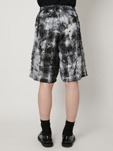 TIE-DYE CHECK SHORT PANTS - TAAKK