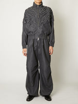 TUCKED BALLOON DENIM - TAAKK